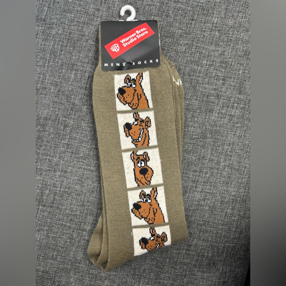 Vintage Warner Bros. Scooby-Doo Tan Men's Socks